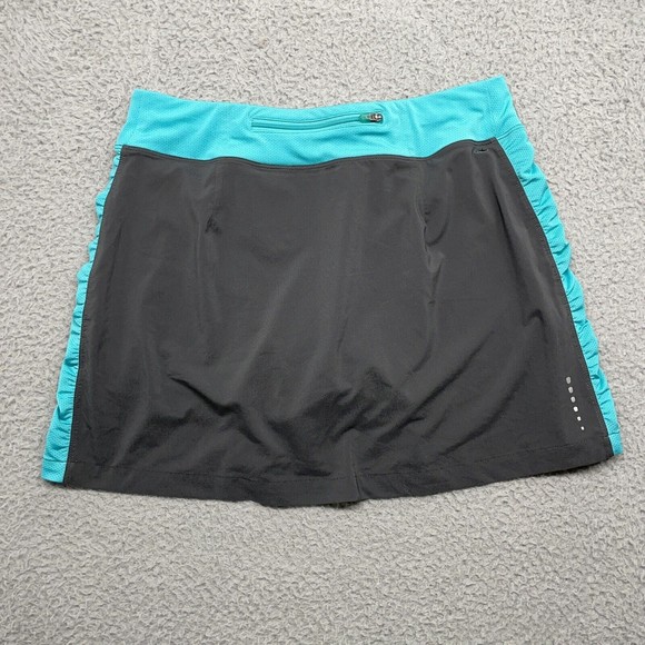 The North Face Skirt Womens Small Gray Blue Athletic Tennis Mini Skort - Picture 2 of 13